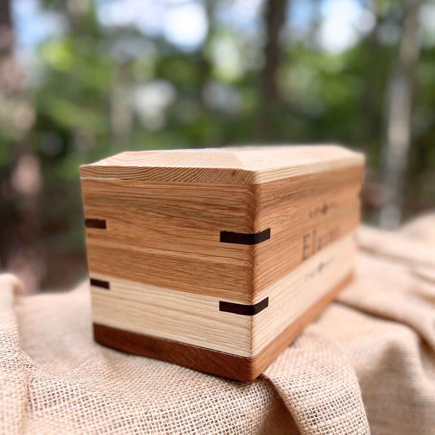 Custom Pet Urn - Hickory (Medium Shown)