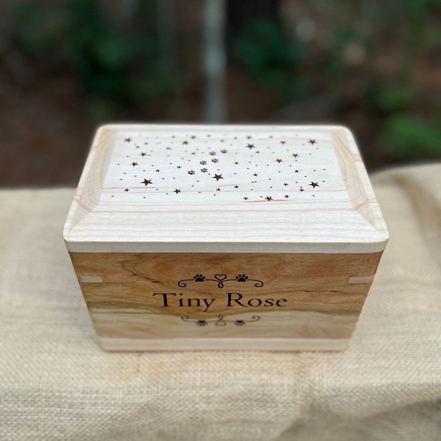 Custom Pet Urn - Cherry & Maple (Small Shown)